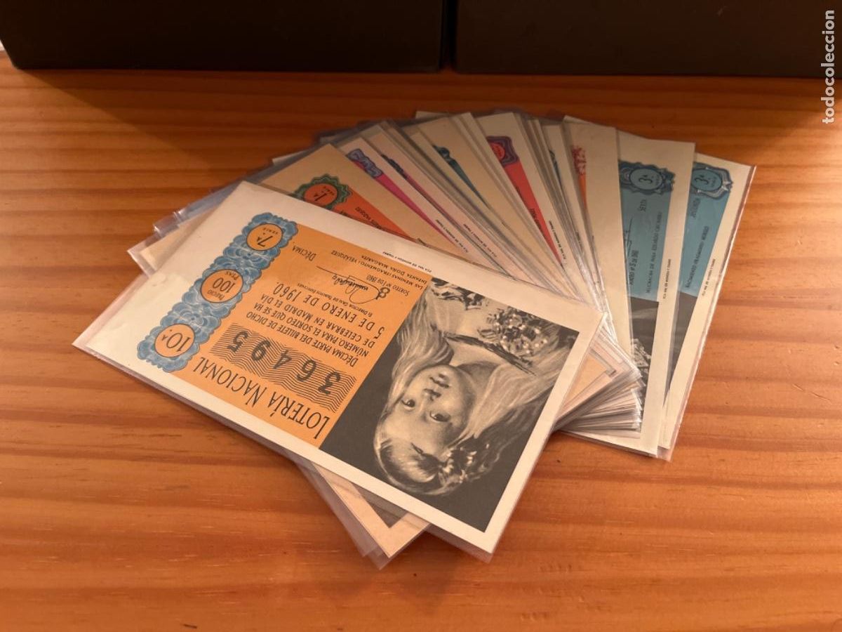 Loter&iacute;a Nacional: Loter&iacute;a 1960 a&ntilde;o completo