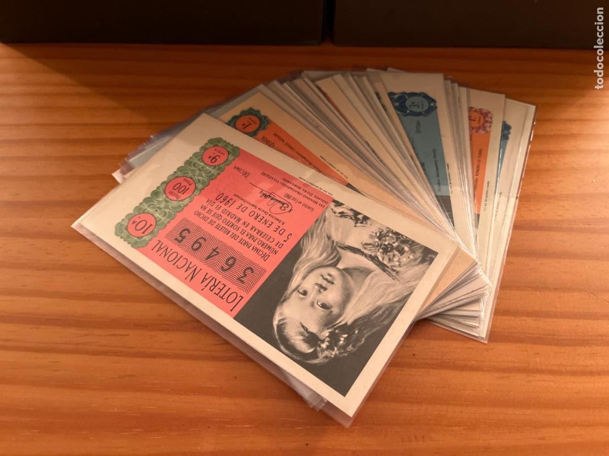 Loter&iacute;a Nacional: Loter&iacute;a 1960 a&ntilde;o completo