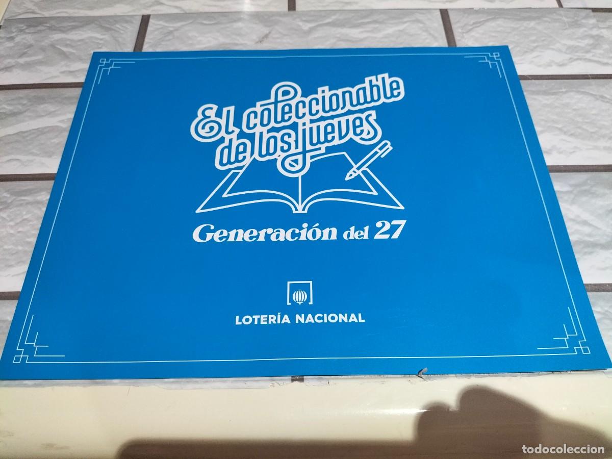 Lotteria Nationale Spagnola: ALBUM LOTER&Iacute;A JUEVES ESCRITORES GENERACION DEL 27 A&Ntilde;O 2023