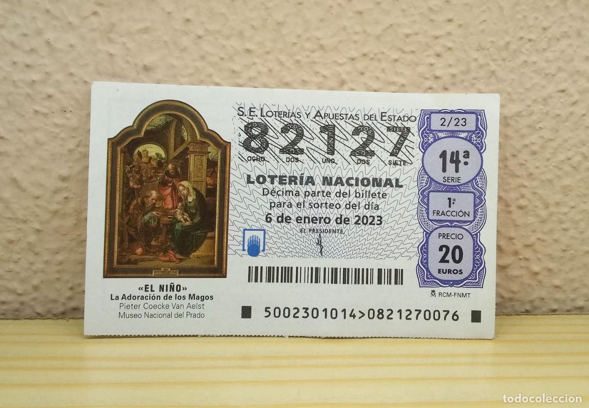 Loter&iacute;a Nacional: D&eacute;cimo de Loter&iacute;a Nacional - A&ntilde;o 2023 - Sorteo El Ni&ntilde;o - n&ordm; 82127