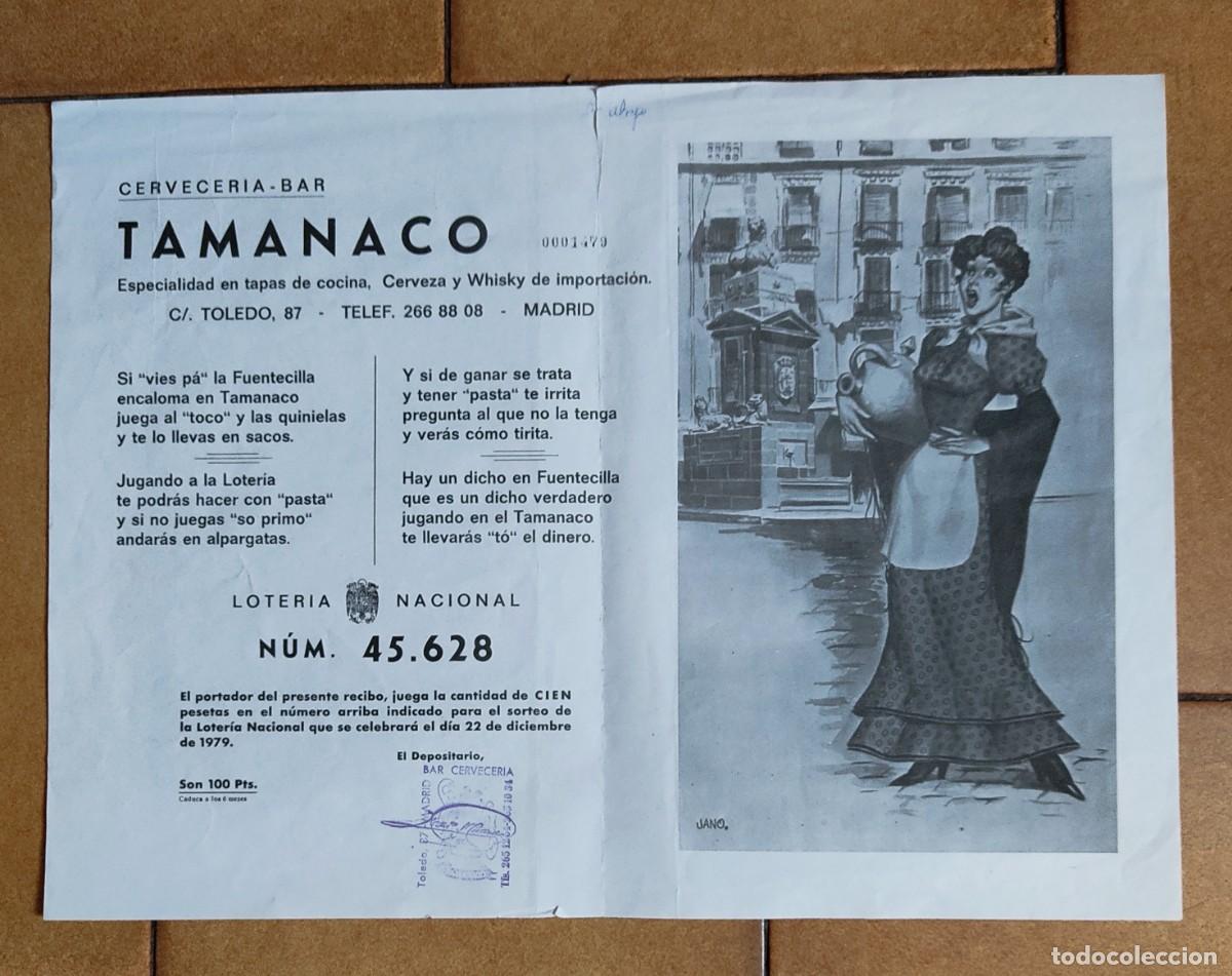Nationale spanische Lotterie: LOTER&Iacute;A EN PAPEL A&Ntilde;O 1979