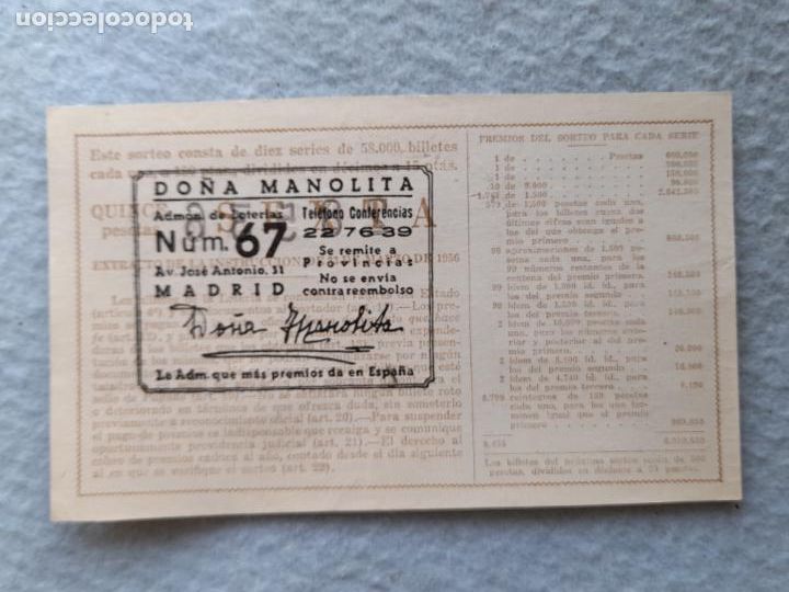 Loter&iacute;a nacional: D&eacute;cimo. Sorteo n&ordm; 30 de 1960. - Foto 2