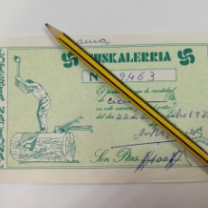 Lotería Nacional: ANTIGUA LOTERÍA NAVIDAD 1978 EUSKALERRIA.