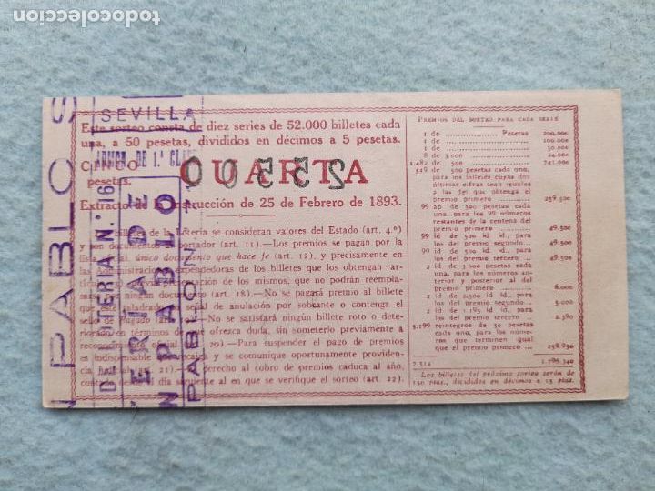 Loter&iacute;a nacional: D&eacute;cimo. Sorteo n&ordm; 12 de 1949. - Foto 2