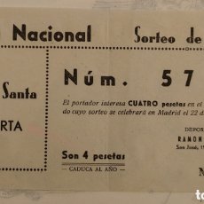 Lotería Nacional: :::: CR29 - LOTERIA NACIONAL - SORTEO DE NAVIDAD - SEMANA SANTA - PAIPORTA