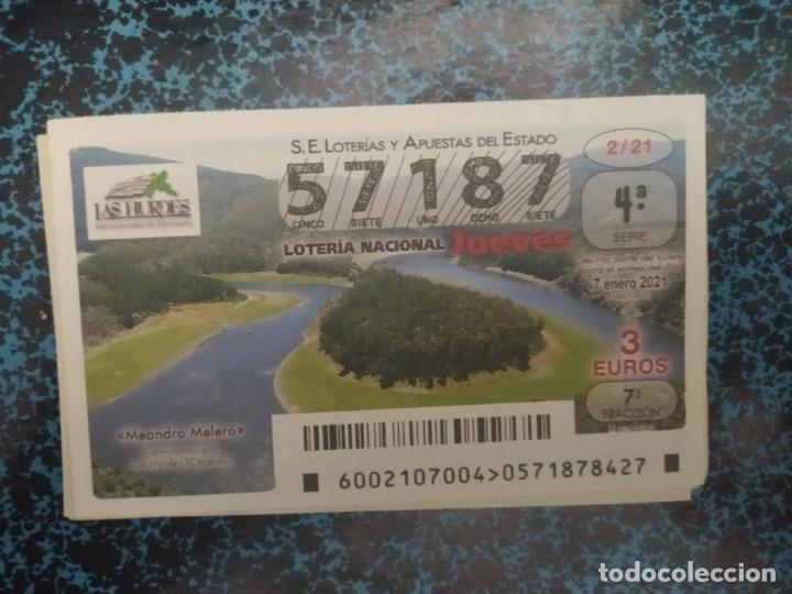 National Spanish Lottery: LOTER&Iacute;A NACIONAL DEL JUEVES - A&Ntilde;O 2021 COMPLETO - EXCELENTE ESTADO -
