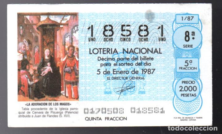 National Spanish Lottery: LOTER&Iacute;A NACIONAL DEL S&Aacute;BADO - A&Ntilde;O 1981 - N&Uacute;MERO CAPIC&Uacute;A - SORTEO 1 -
