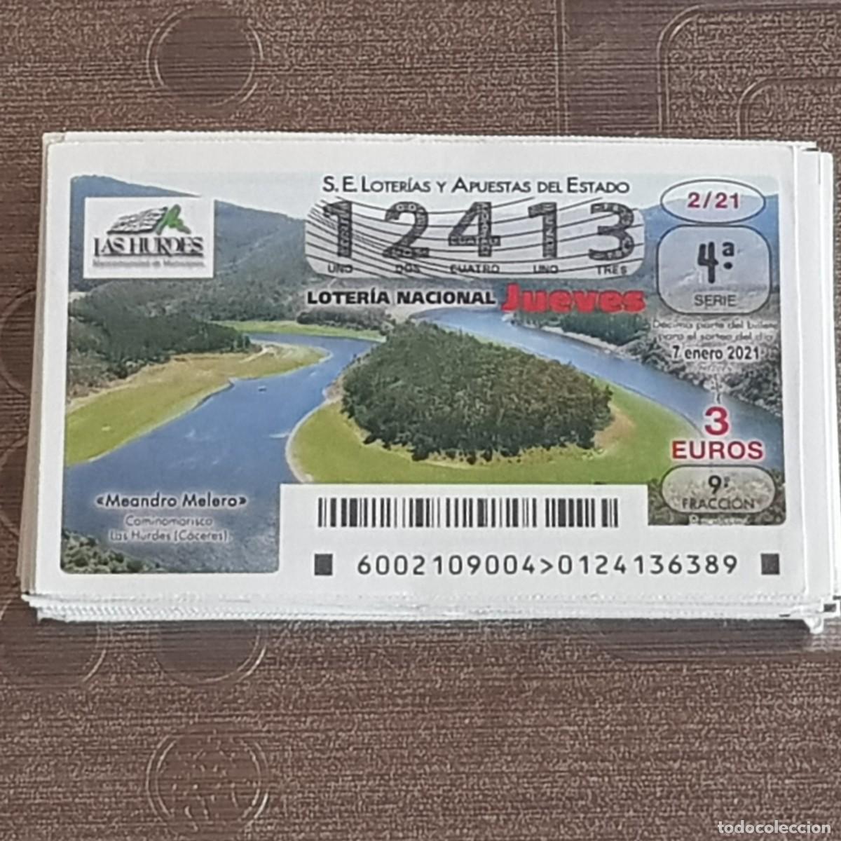 Loterie Nationale: LOTER&Iacute;A NACIONAL, A&Ntilde;O 2021 COMPLETO, SORTEO JUEVES, MUY BUEN ESTADO
