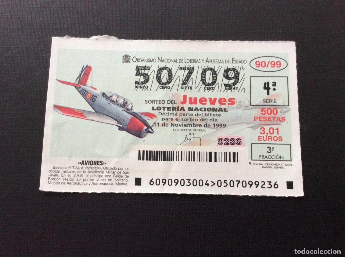 National Spanish Lottery: DECIMO LOTERIA JUEVES N&ordm; 50709 SORTEO 90-1999