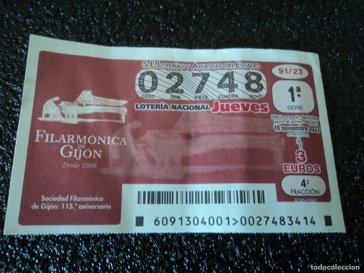 National Spanish Lottery: FILARMONICA DE GIJON