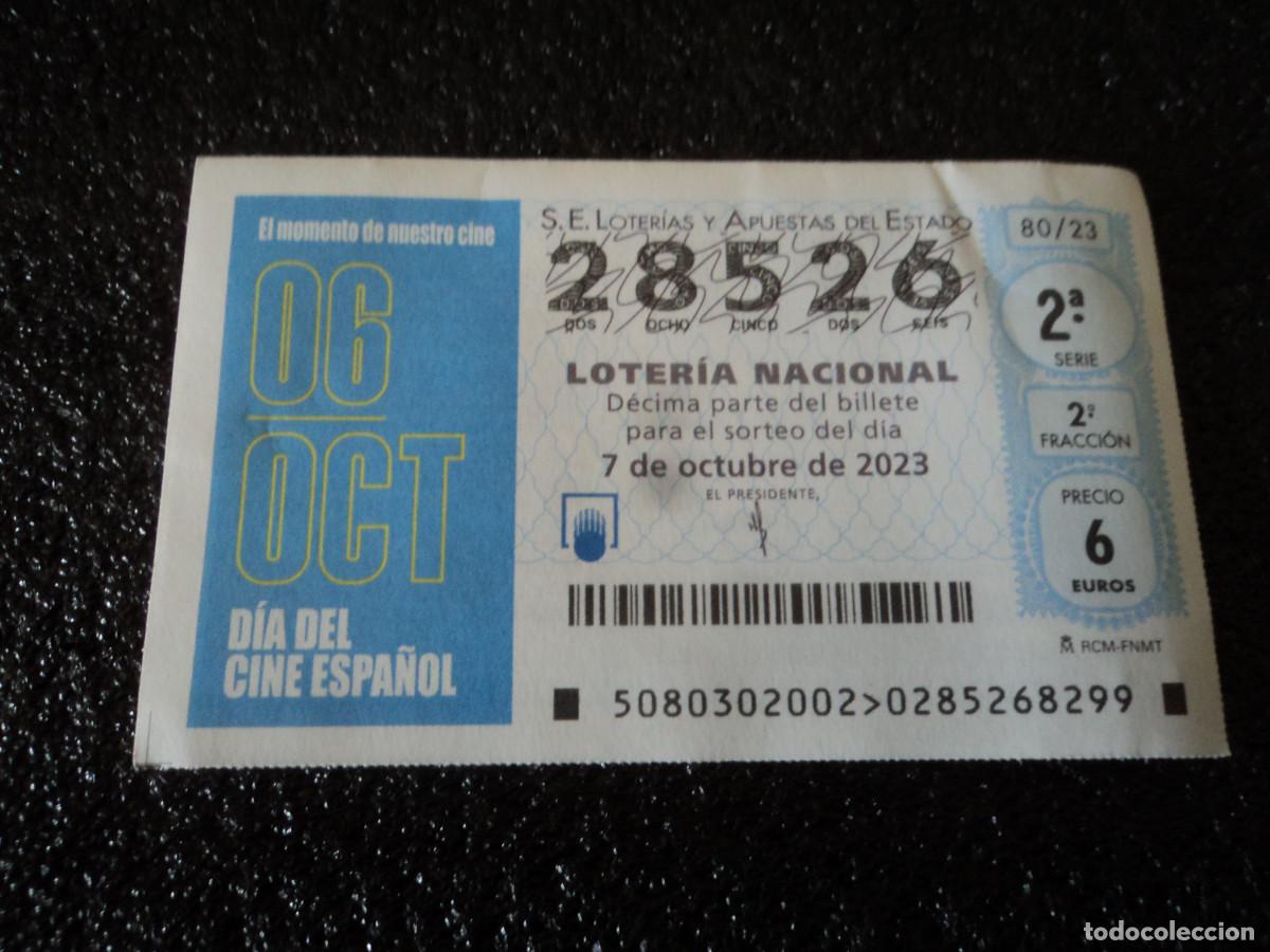 National Spanish Lottery: DIA DEL CINE ESPA&Ntilde;OL