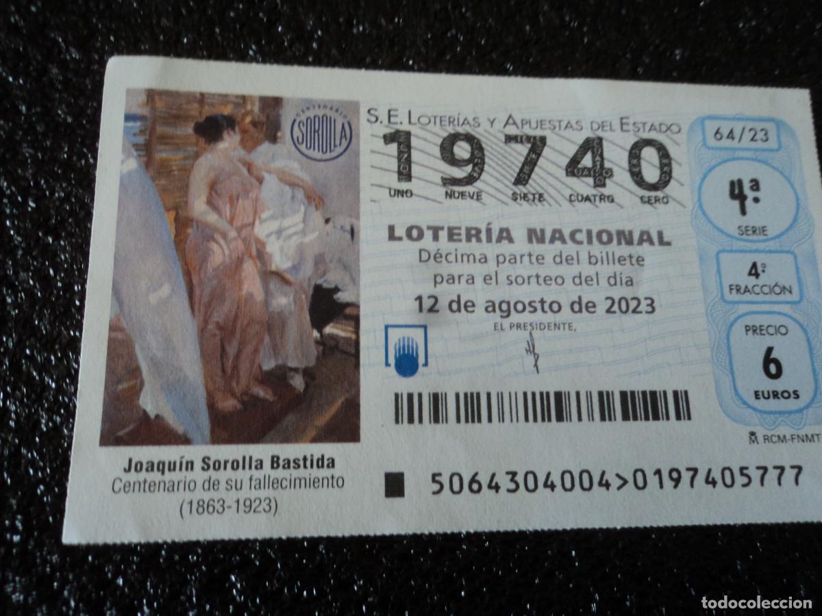 National Spanish Lottery: CENTENARIO FALLECIMIENTO DE SOROLLA