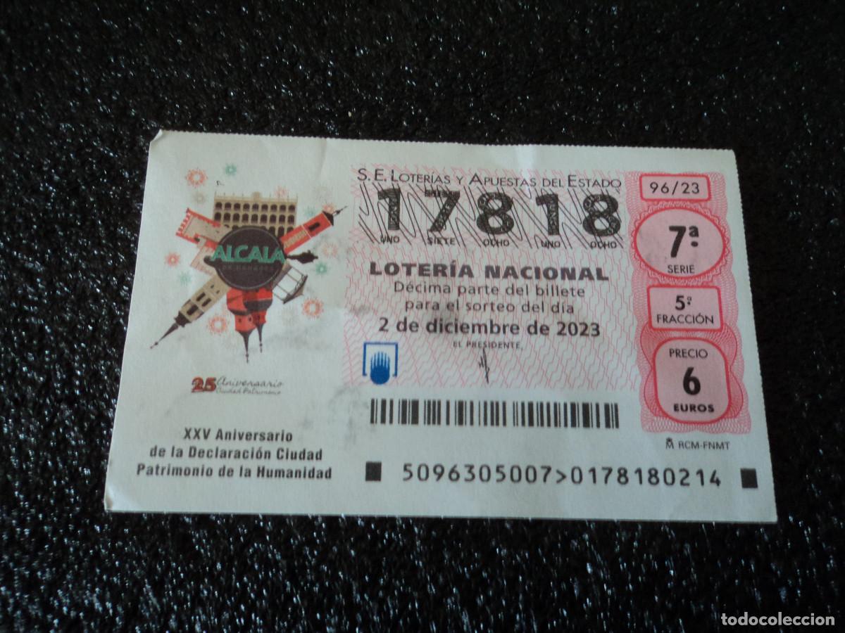 National Spanish Lottery: alcala, 25 aniversario de la declaracion de ciudad patrimonio de la humanidad