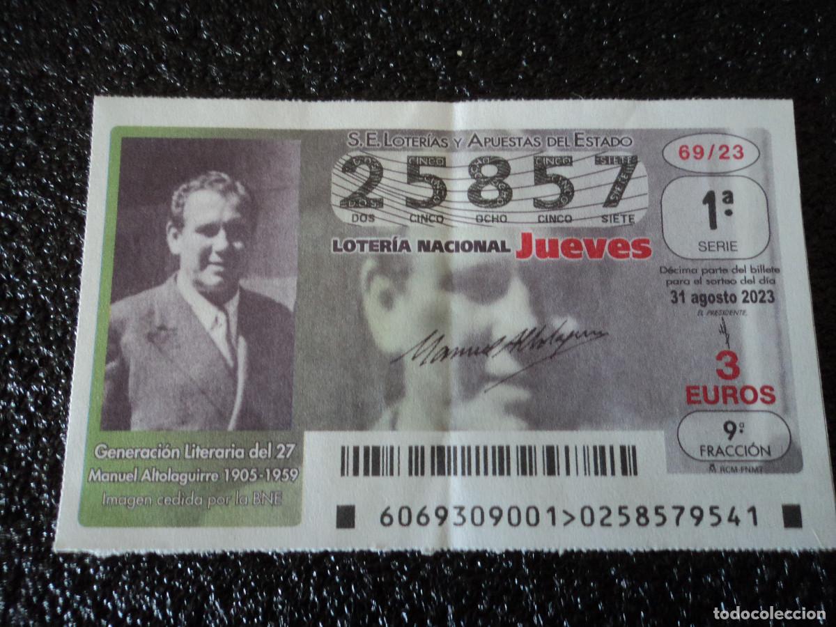National Spanish Lottery: generacion del 27 manuel altolaguirre