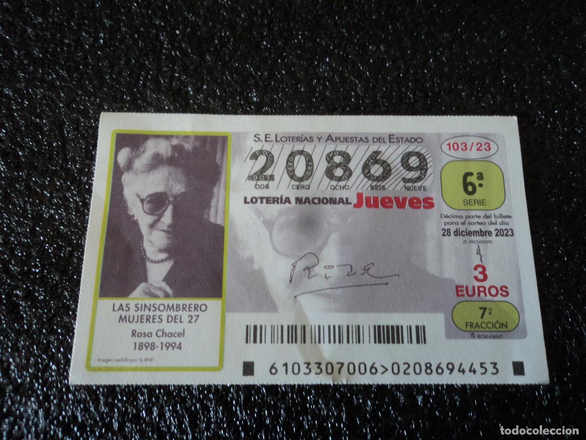 National Spanish Lottery: generacion del 27 rosa chacel