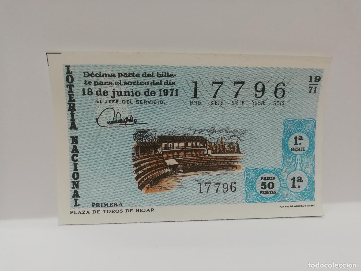 Nationale spanische Lotterie: DECIMO LOTERIA NACIONAL. 1971. SORTEO N&ordm; 19.