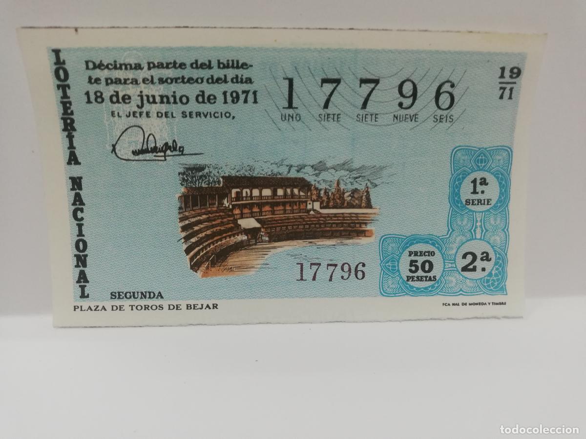 Nationale spanische Lotterie: DECIMO LOTERIA NACIONAL. 1971. SORTEO N&ordm; 19.