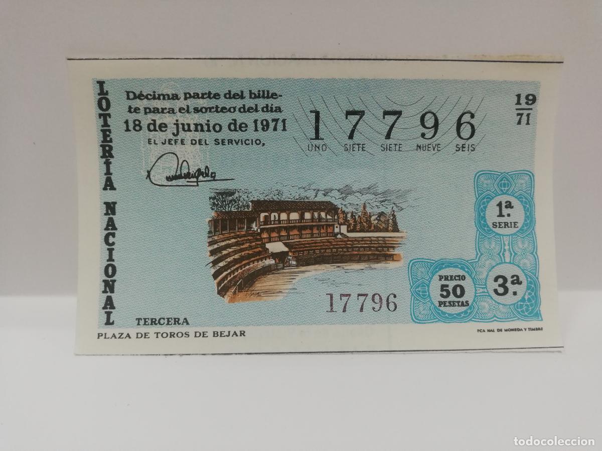 Nationale spanische Lotterie: DECIMO LOTERIA NACIONAL. 1971. SORTEO N&ordm; 19.