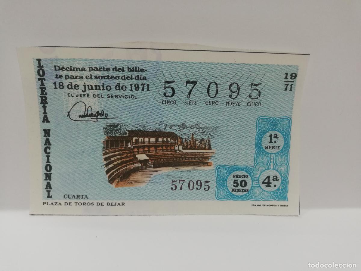 Nationale spanische Lotterie: DECIMO LOTERIA NACIONAL. 1971. SORTEO N&ordm; 19.