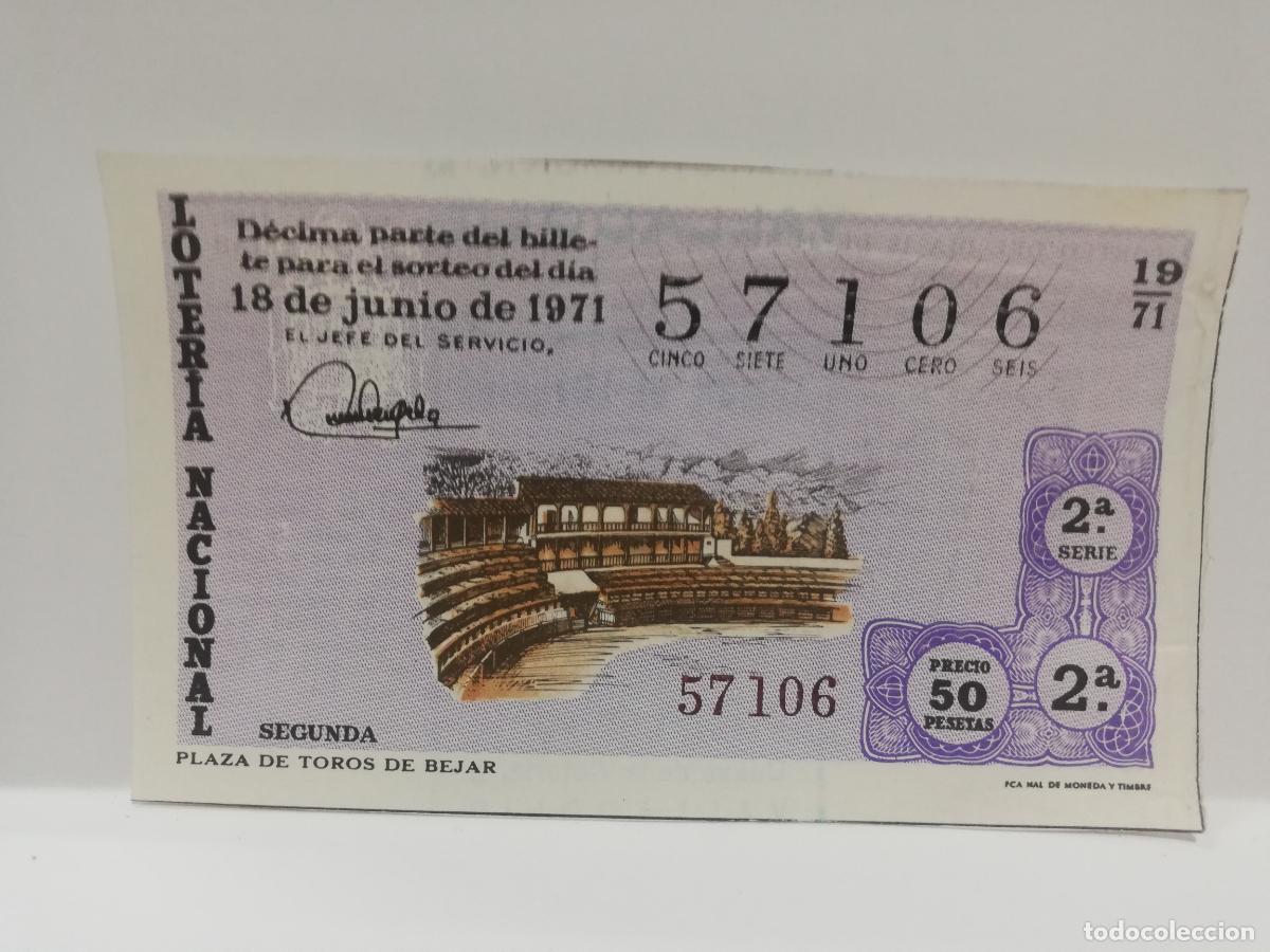 Nationale spanische Lotterie: DECIMO LOTERIA NACIONAL. 1971. SORTEO N&ordm; 19.