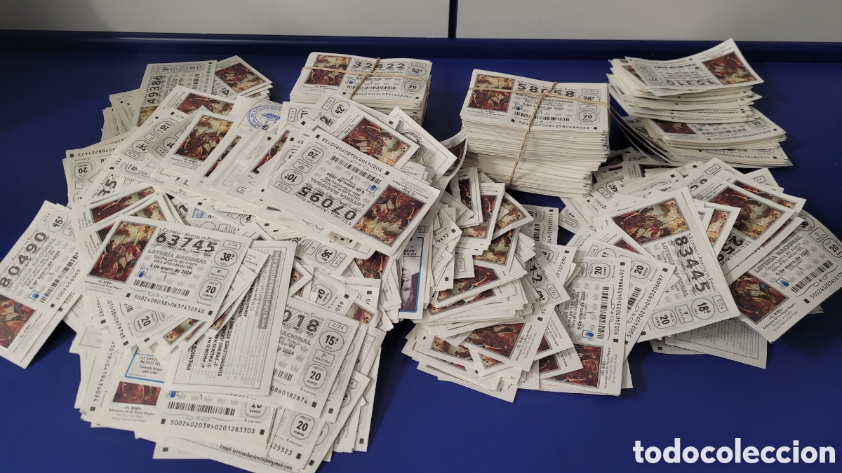 Loter&iacute;a Nacional: LOTERIA NACIONAL LOTE DE DECIMOS SORTEO 2 DEL 2024 NI&Ntilde;O MUY VARIADO DE NUMEROS Y ADMINISTRACI&Oacute;NES