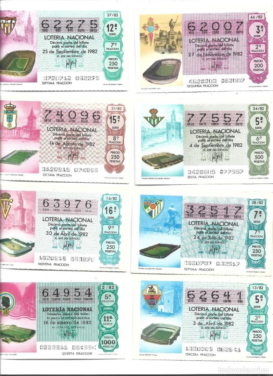 Loter&iacute;a nacional: 1 lote 16 decimos loteria nacional a&ntilde;o 1982