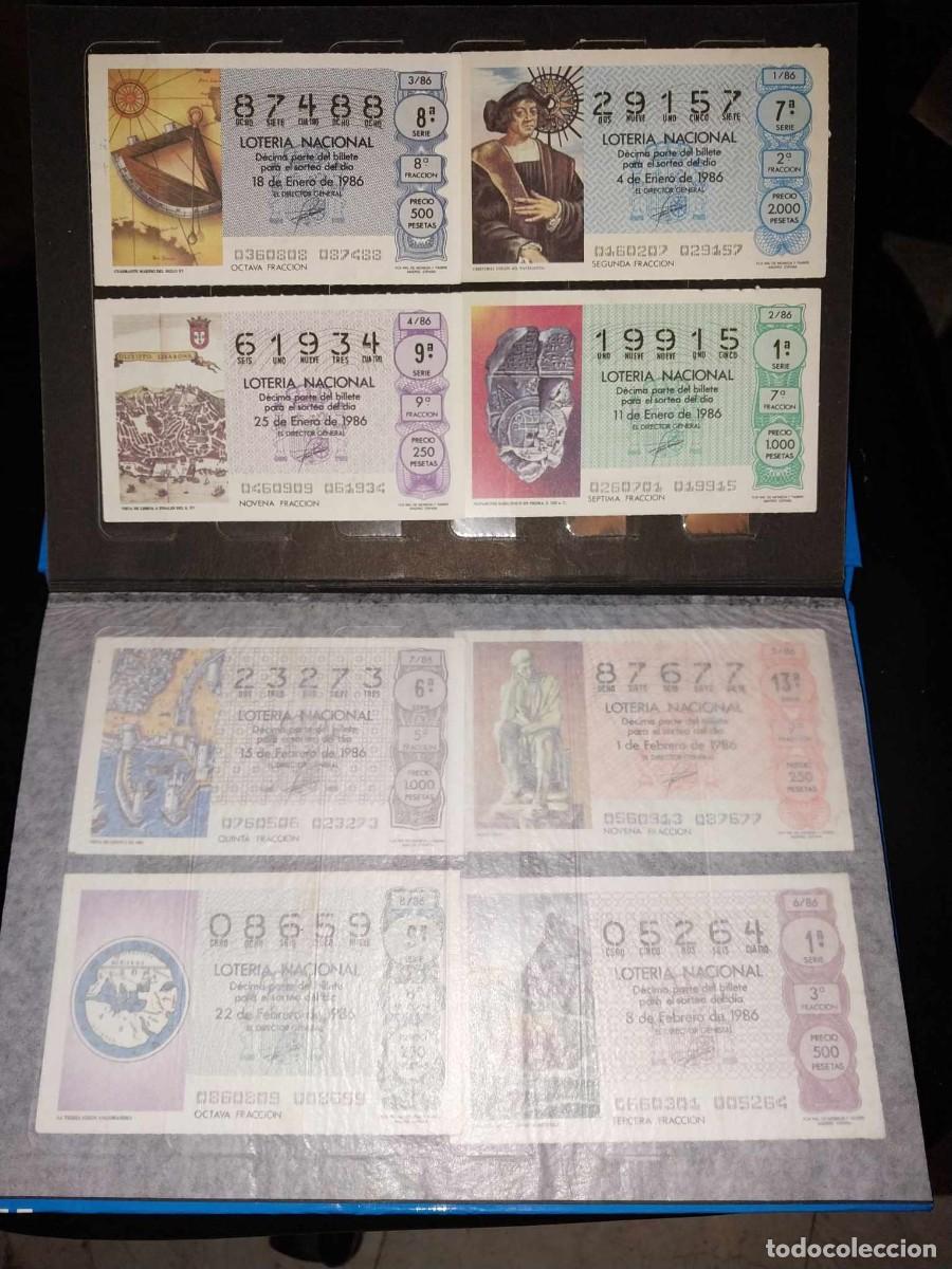 Lotaria Nacional: 51 bonitos boletos de Loteria Nacional 1986