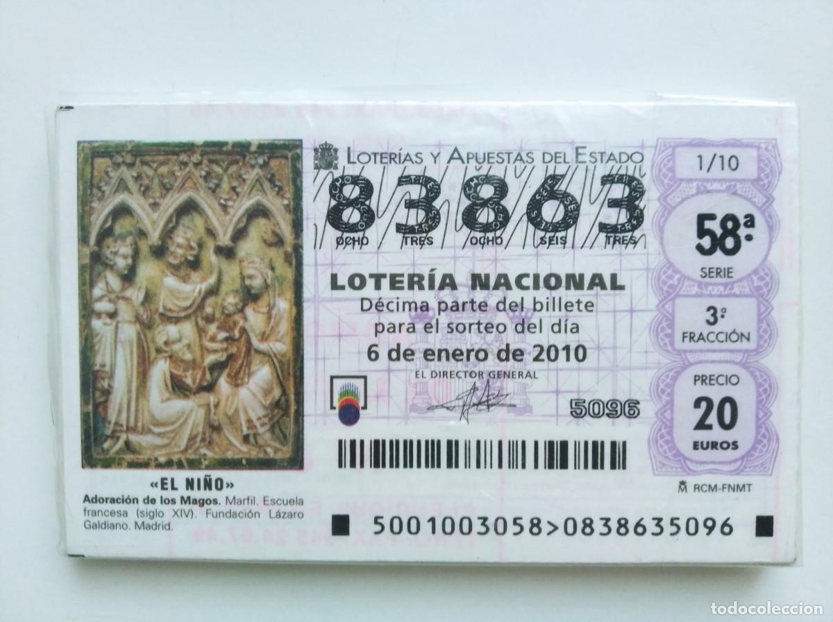 Loterie Nationale: LOTERIA NACIONAL. SORTEO DE LOS S&Aacute;BADOS. A&Ntilde;O 2010 COMPLETO