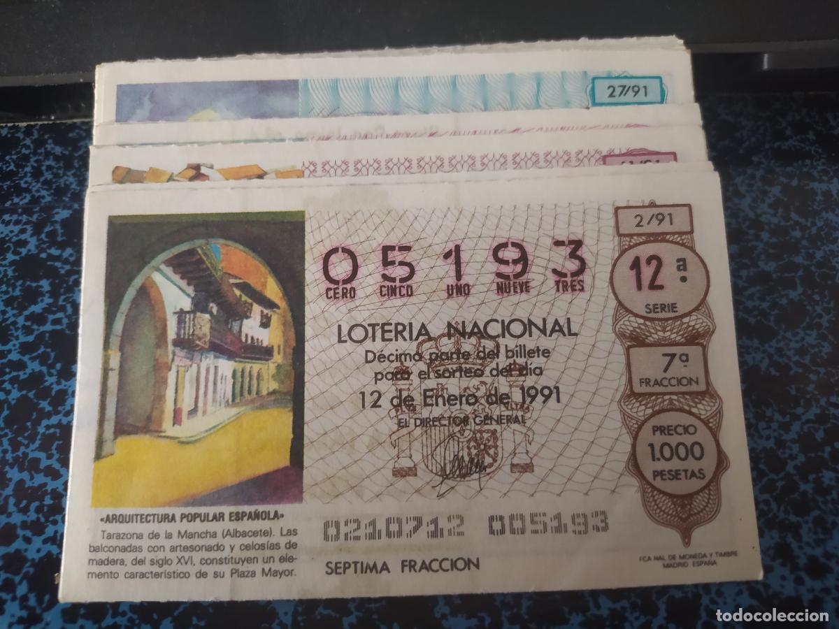 National Spanish Lottery: LOTER&Iacute;A NACIONAL - COLECCI&Oacute;N COMPLETA DE ARQUITECTURA POPULAR ESPA&Ntilde;OLA - 35 D&Eacute;CIMOS -
