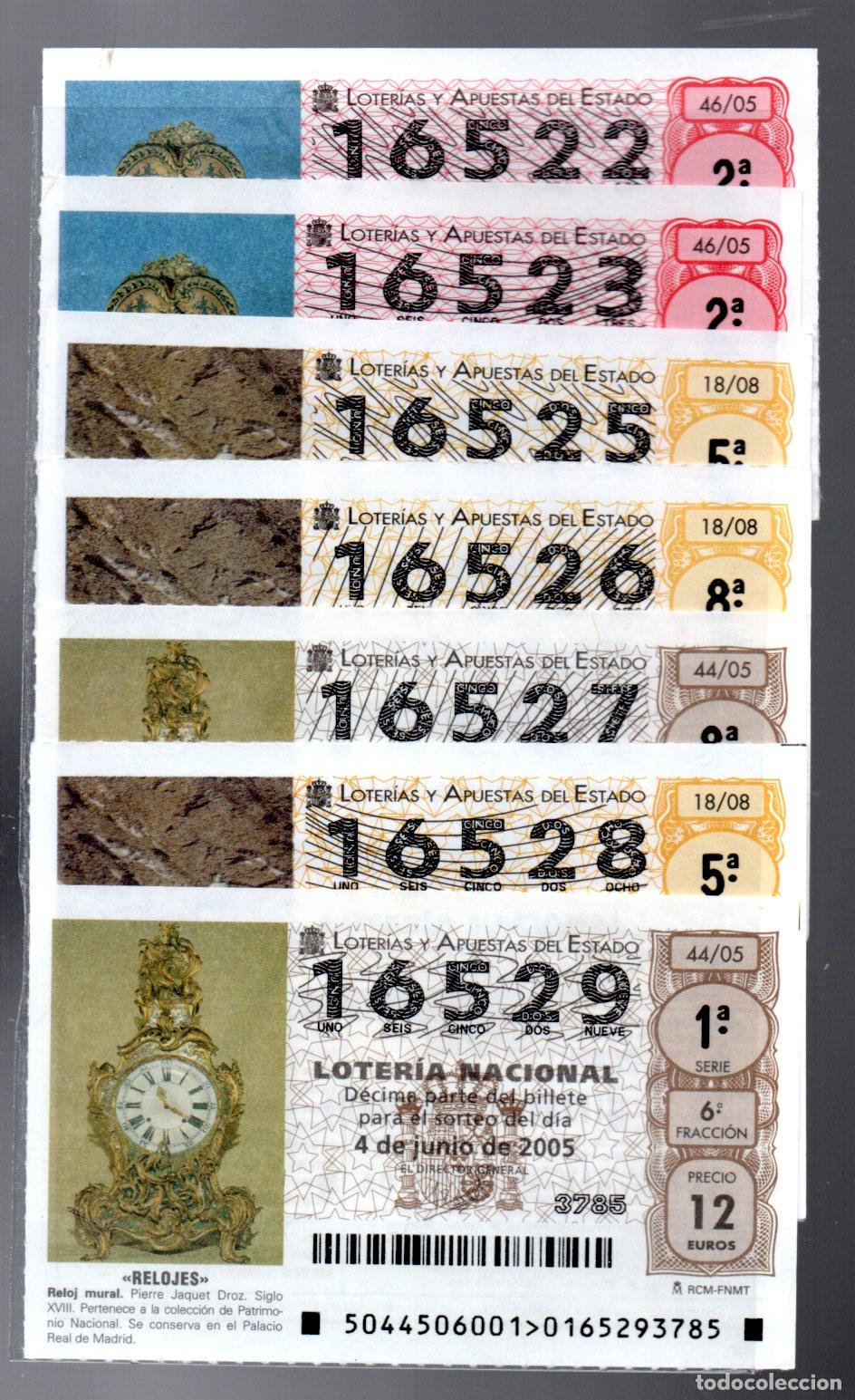 National Spanish Lottery: LOTERIA NACIONAL - 7 D&Eacute;CIMOS PARA CORRELATIVA -
