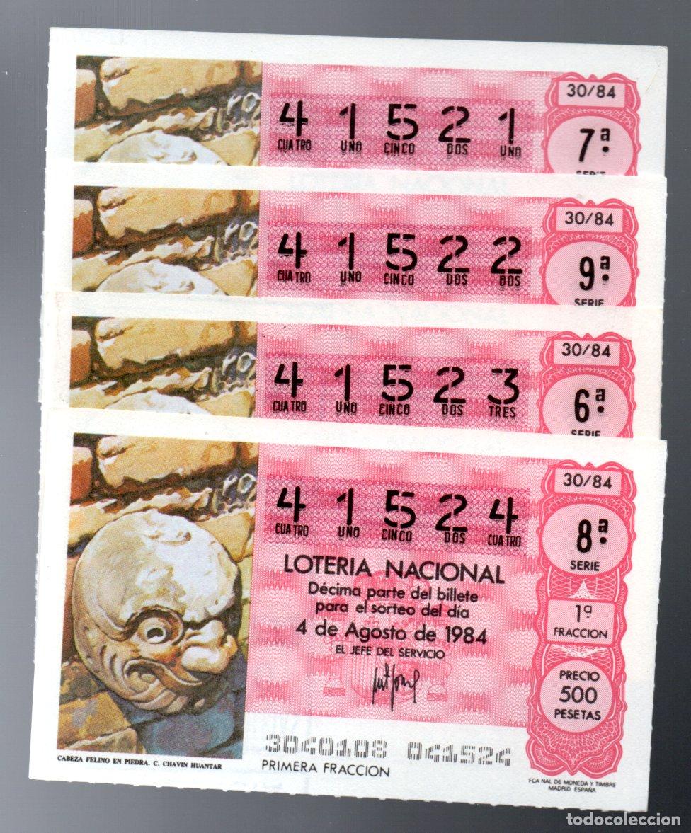 National Spanish Lottery: LOTERIA NACIONAL - 4 D&Eacute;CIMOS PARA CORRELATIVA -