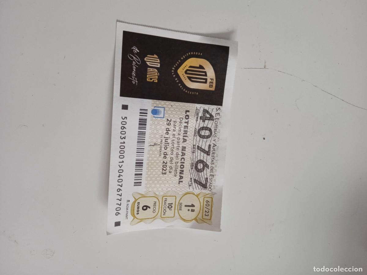 National Spanish Lottery: C-ITH LOTERIA NACIONAL 100 A&Ntilde;OS DE BALONCESTO