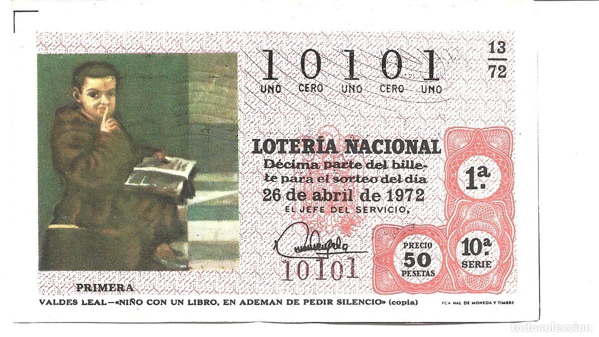 Lotteria Nationale Spagnola: UN DECIMO DE LOTERIA NACIONAL CAPACUA