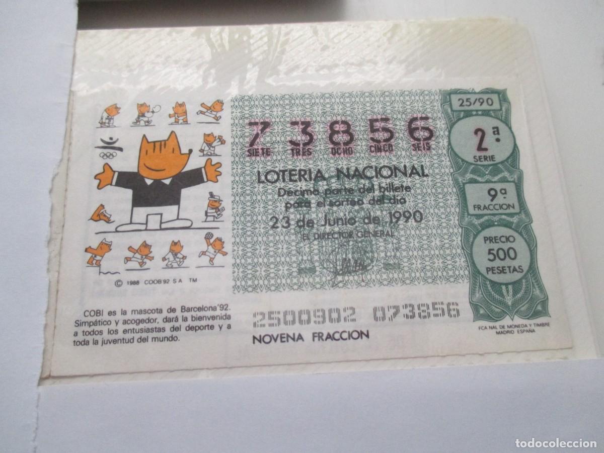 Loter&iacute;a nacional: LOTERIA NACIONAL-COBI-Mascota de Barcelona 92