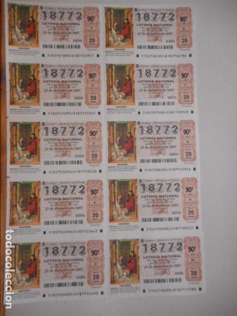 National Spanish Lottery: LOTE DE BILLETES DE LOTER&Iacute;A. A&Ntilde;O 2008