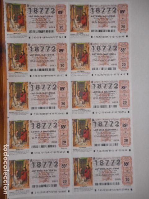 National Spanish Lottery: LOTE DE BILLETES DE LOTER&Iacute;A. A&Ntilde;O 2008