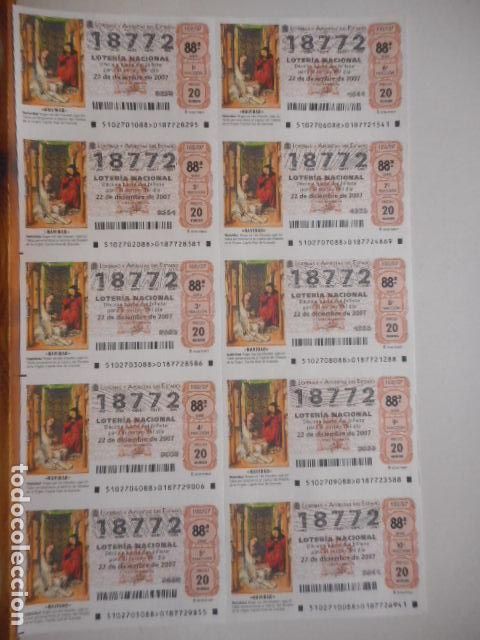National Spanish Lottery: LOTE DE BILLETES DE LOTER&Iacute;A. A&Ntilde;O 2008