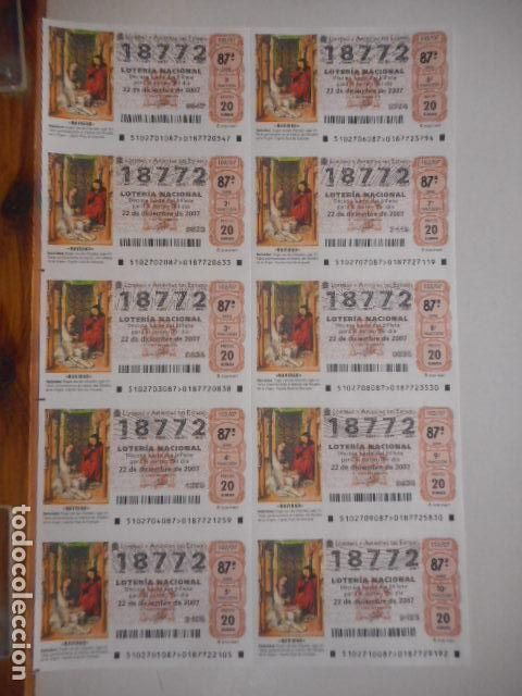 National Spanish Lottery: LOTE DE BILLETES DE LOTER&Iacute;A. A&Ntilde;O 2008