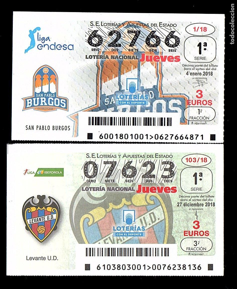 Loter&iacute;a nacional: LOTER&Iacute;A NACIONAL DEL JUEVES - A&Ntilde;O 2018 COMPLETO - 52 DECIMOS -