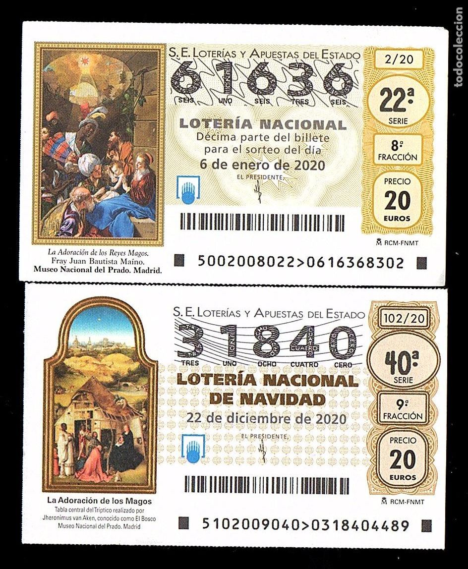Loter&iacute;a nacional: LOTER&Iacute;A NACIONAL DEL SABADO - A&Ntilde;O 2020 COMPLETO - 37 DECIMOS -