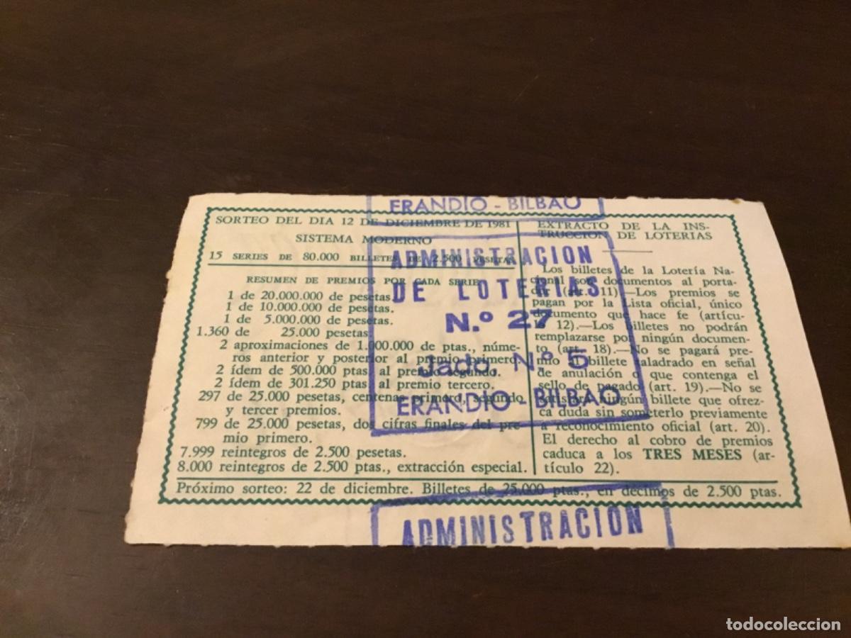 Loter&iacute;a nacional: Antiguo d&eacute;cimo capic&uacute;a - Foto 2