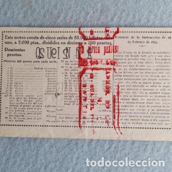 Loter&iacute;a nacional: D&eacute;cimo. Sorteo n&ordm; 36 de 1948. - Foto 2