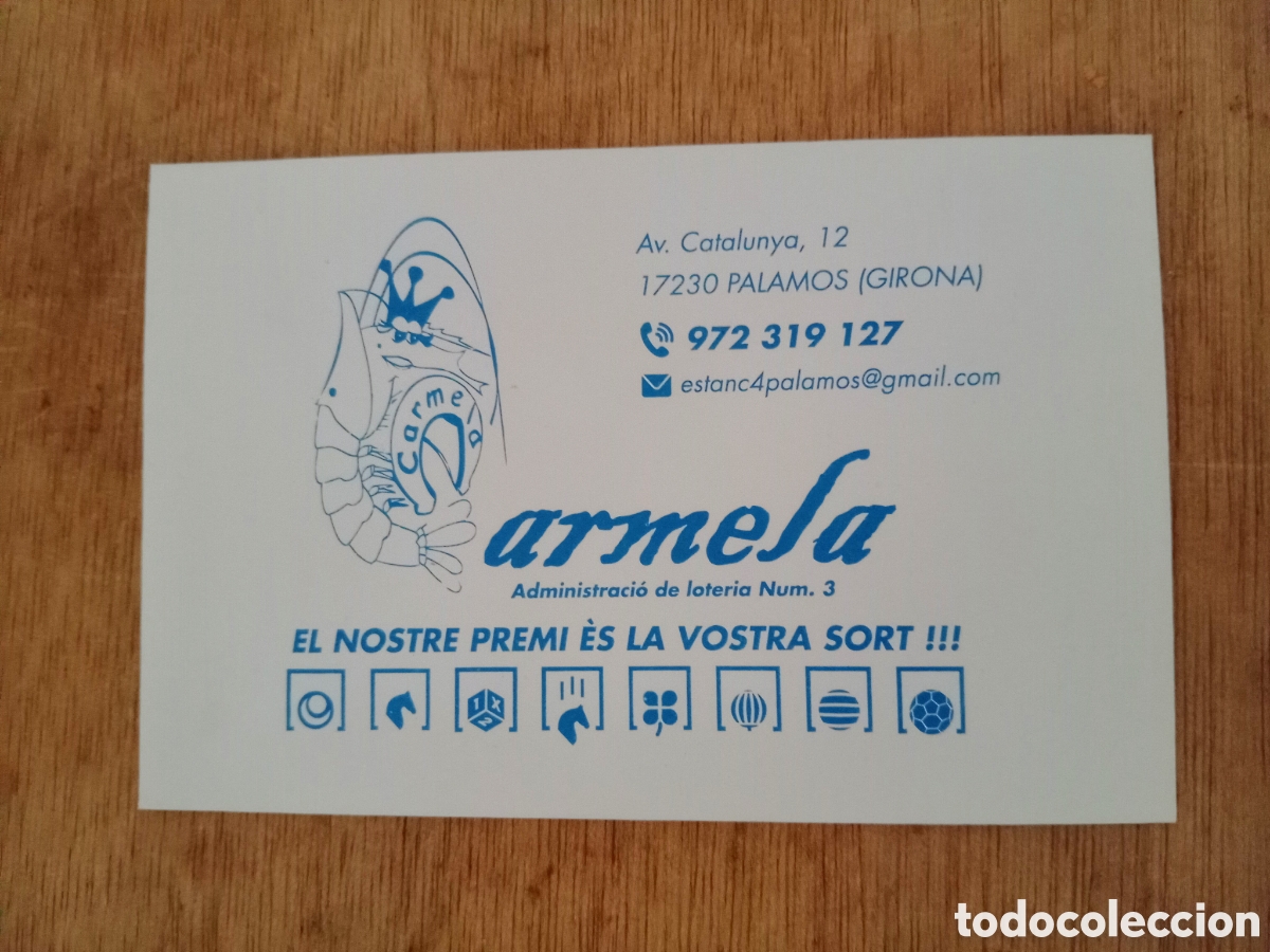 Loter&iacute;a nacional: *️⃣SOBRE PUBLICIDAD-ADMINISTRACI&Oacute; de LOTERIA N&uacute;m. 3 PALAM&Oacute;S (GIRONA)