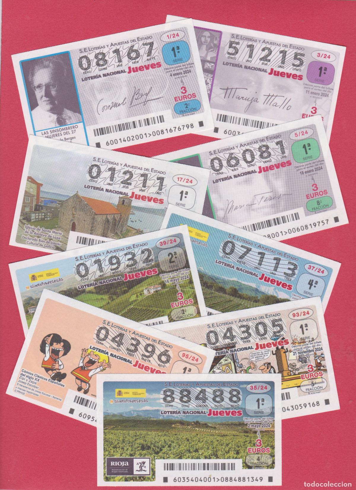 Nationale spanische Lotterie: LOTERIA A&Ntilde;O COMPLETO 2024 52 DECIMOS DE LOS SABADOS