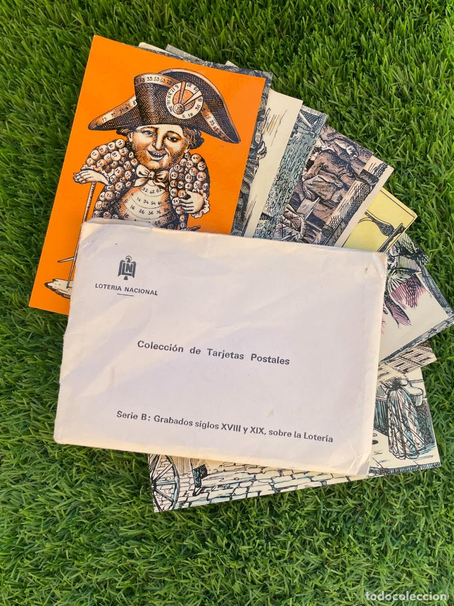 National Spanish Lottery: RARO 1974 Lote Colecci&oacute;n Postales Loter&iacute;a Nacional