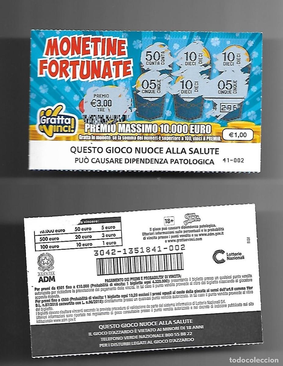 National Spanish Lottery: Gratta e Vinci - Monetine Fortunate - Lotto 3042