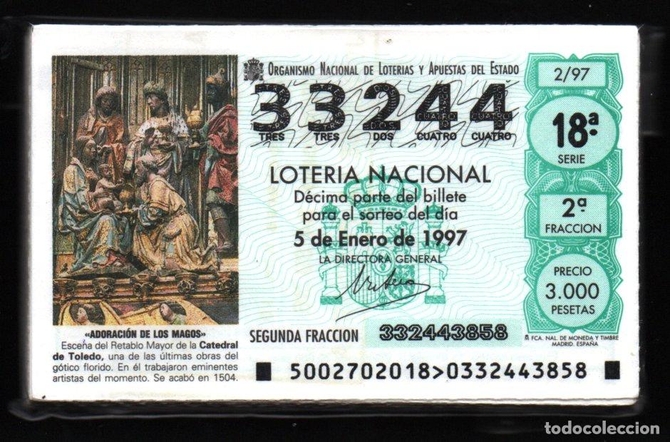 Nationale spanische Lotterie: LOTER&Iacute;A NACIONAL - A&Ntilde;O 1997 COMPLETO -