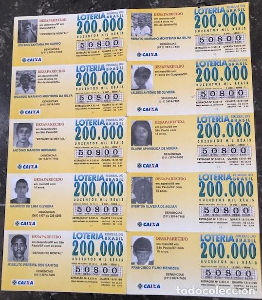 Nationale spanische Lotterie: BILLETE COMPLETO DE 10 DECIMOS DE LOTERIA DEL BRASIL