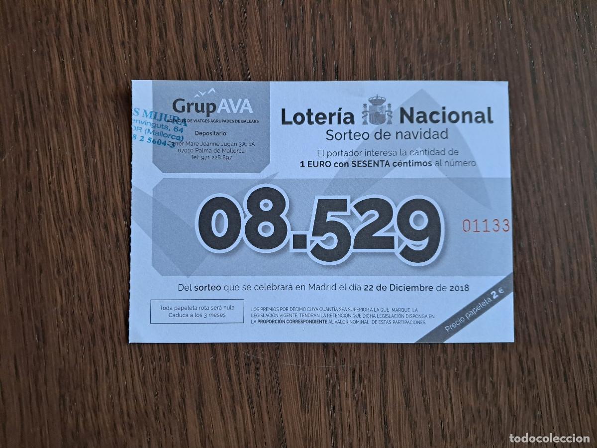 Loterie Nationale: participaci&oacute;n loter&iacute;a de navidad 22-12-18, Grup ava, ag&egrave;ncies de viatges, Palma de Mallorca.