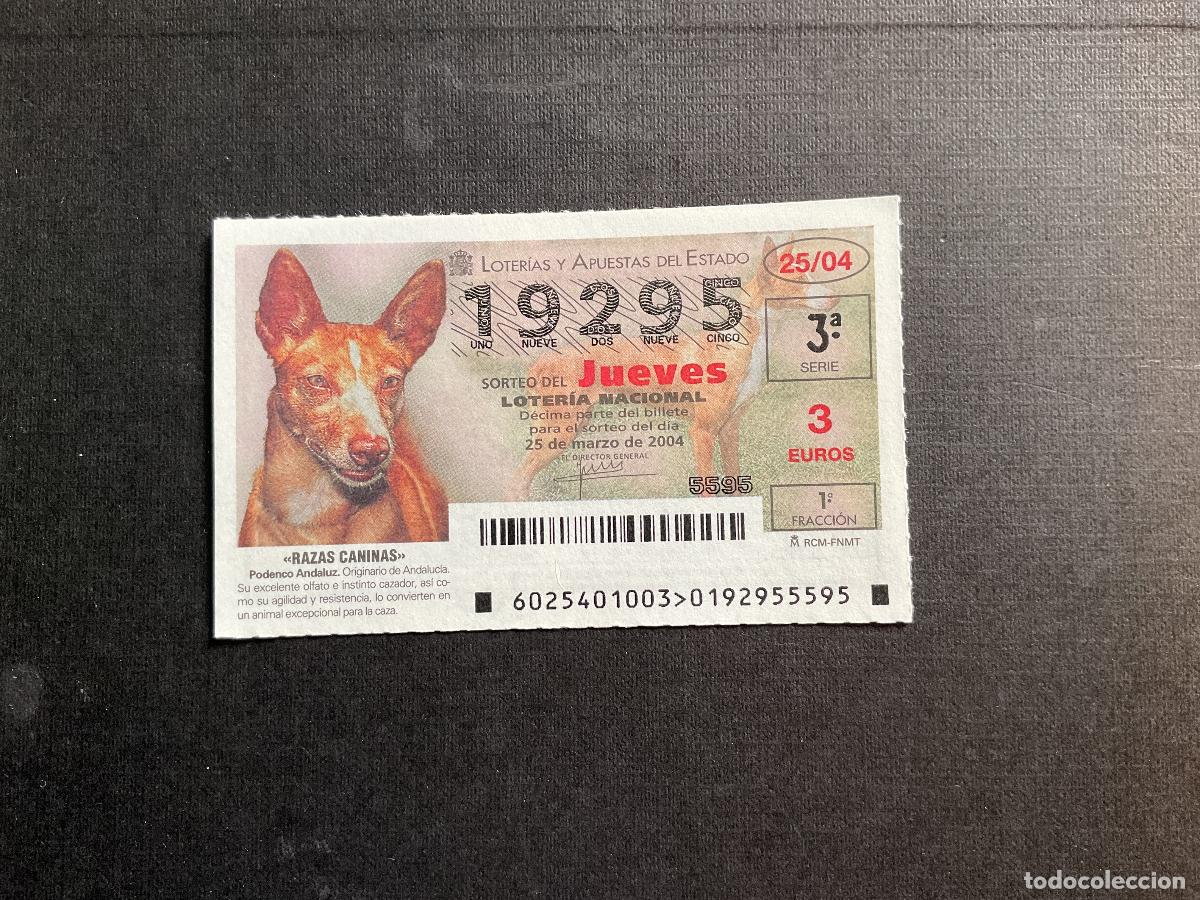 Lotaria Nacional: DECIMO LOTERIA JUEVES N&ordm; 86741 SORTEO 25 A&Ntilde;O 2004